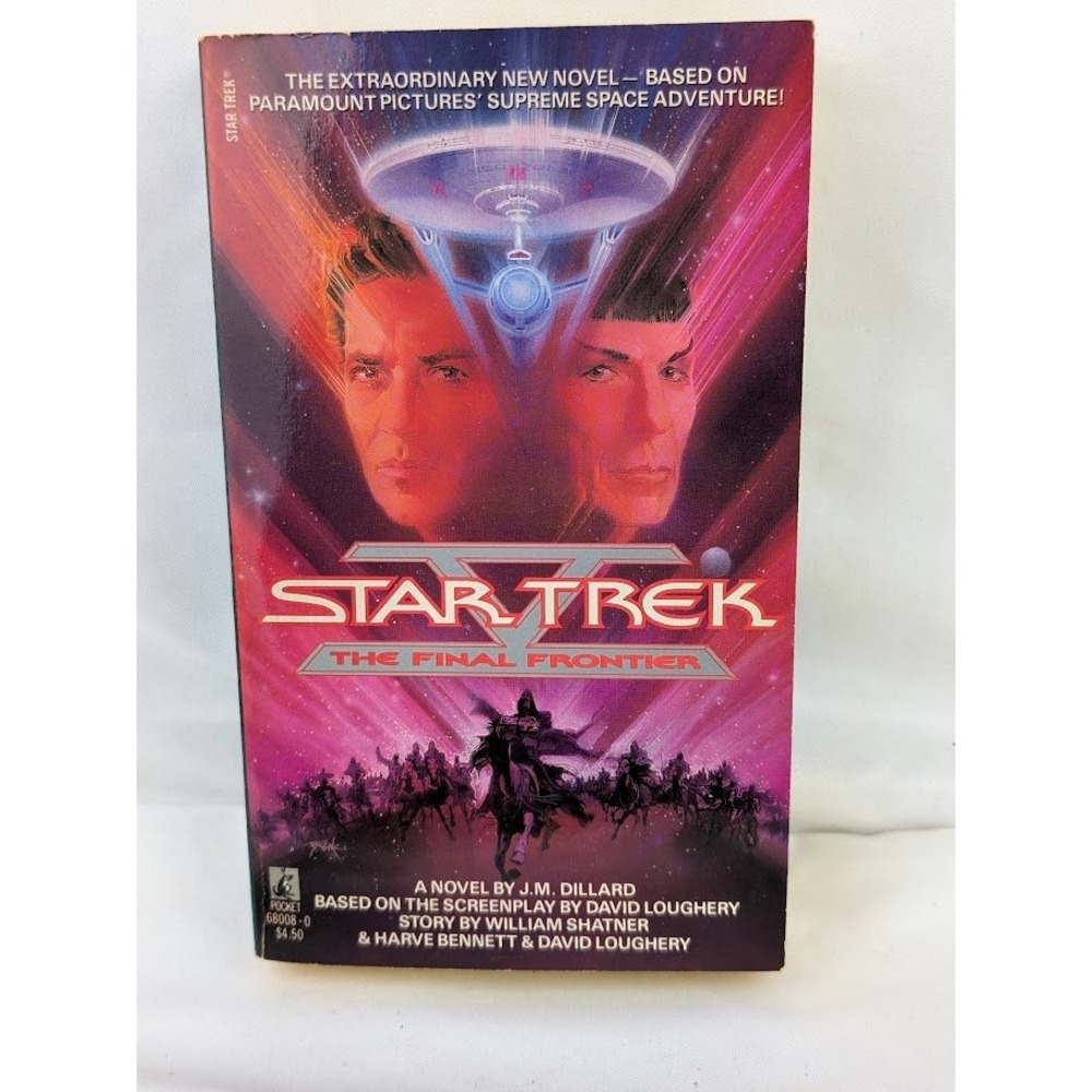 Pocket Books Star Trek V The Final Frontier Paperback 1989 JM Dillard